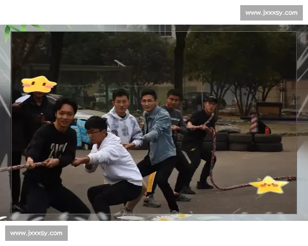 拔河比赛:团结协作与力量较量的激烈对抗
